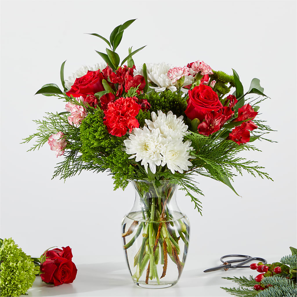 Merry Moment Bouquet – A Florist Original – Your Beautiful Flowers, Scranton PA