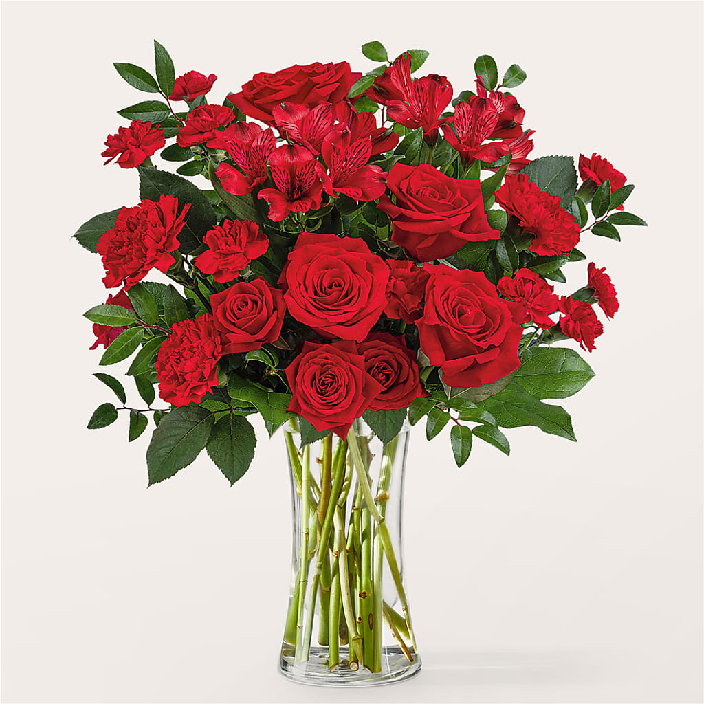 Brilliant Ruby Bouquet – Your Beautiful Flowers, Scranton PA