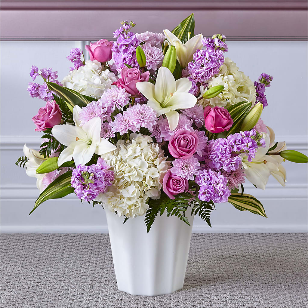 Heaven Sent Floor Basket – Your Beautiful Flowers, Scranton PA
