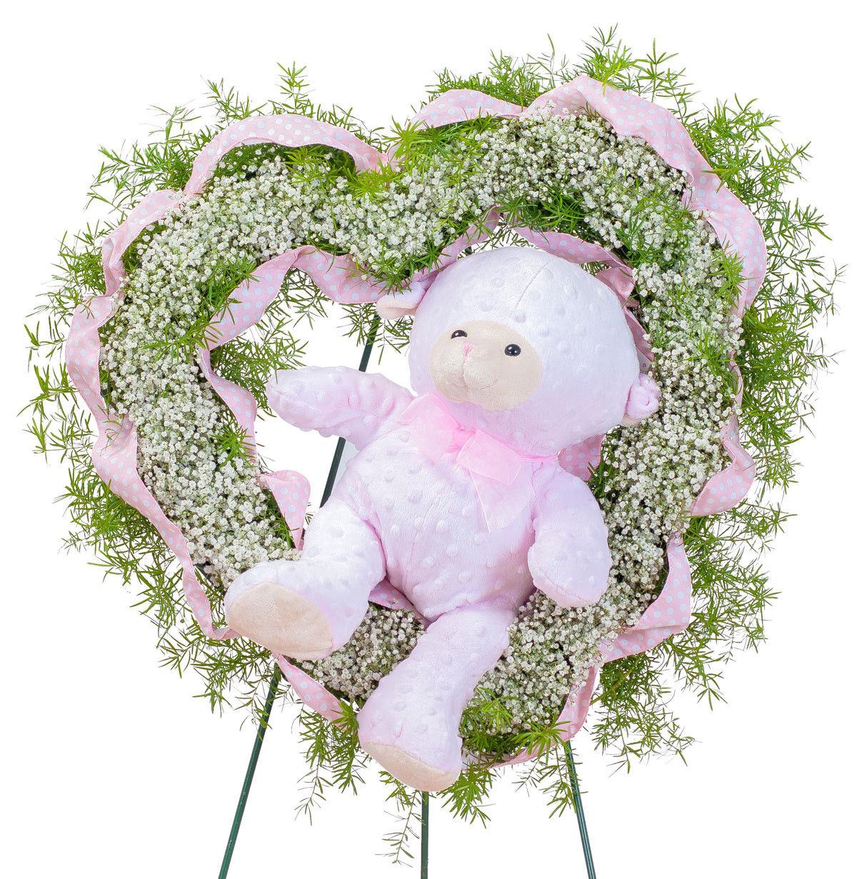Tiny Angels Wreath in Pink – Your Beautiful Flowers, Scranton PA