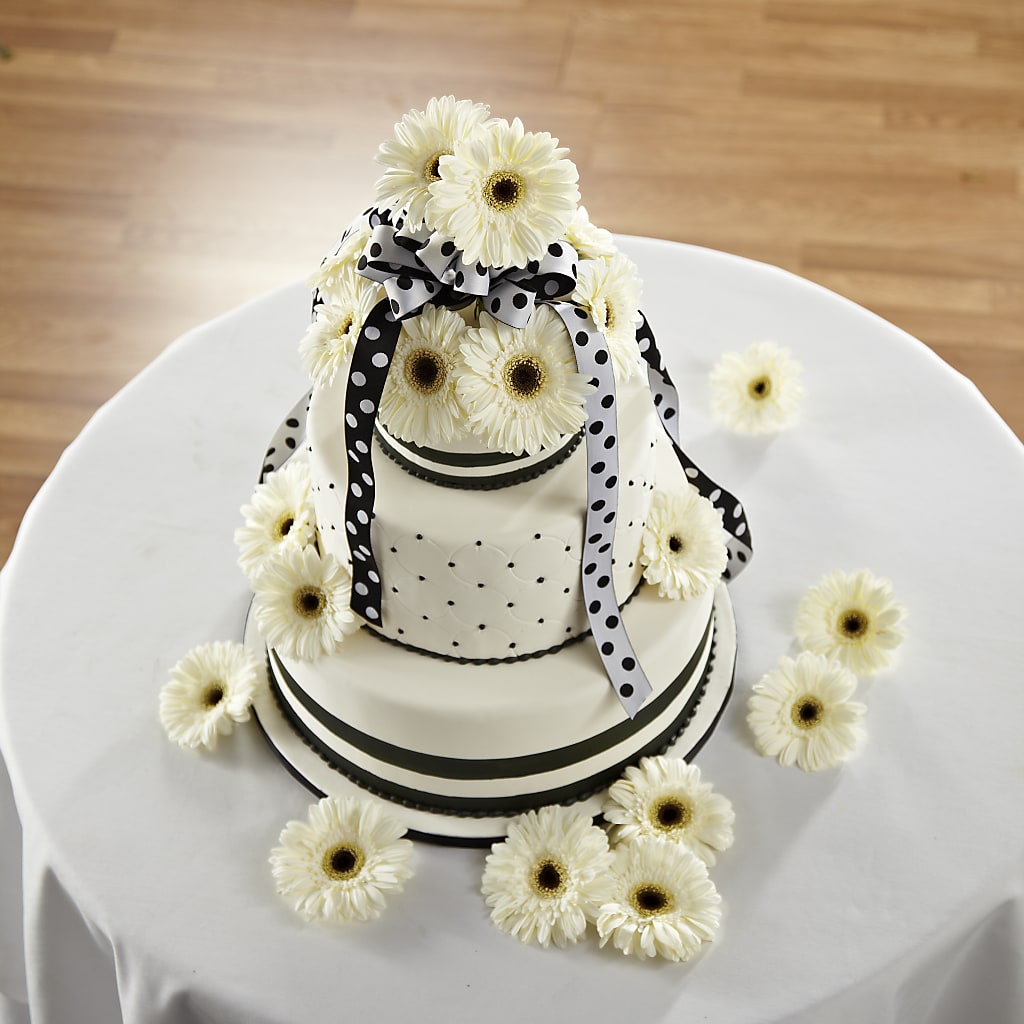 Simple Sophistication Cake Décor – Your Beautiful Flowers, Scranton PA