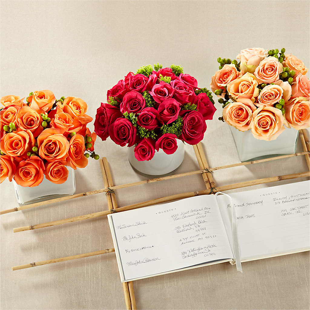 Dawn Rose Centerpiece – Your Beautiful Flowers, Scranton PA