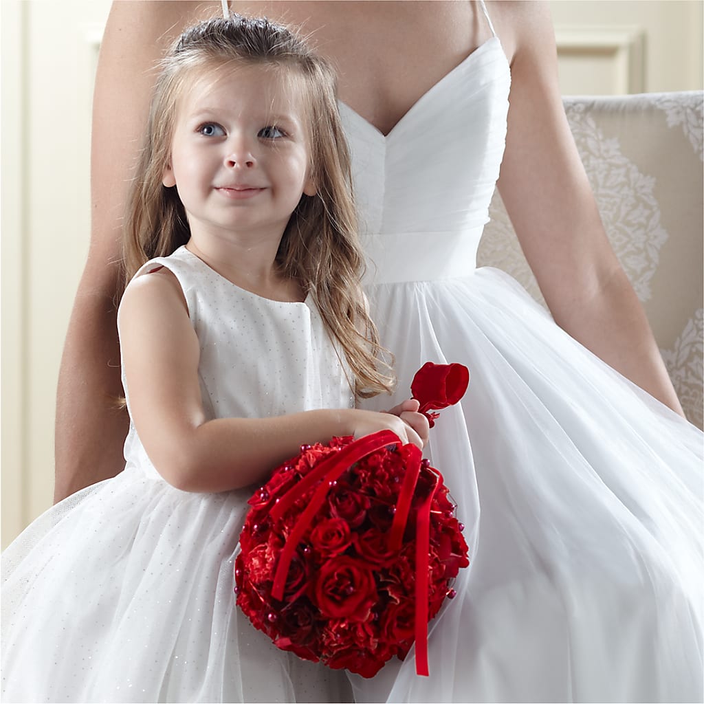 Pure at Heart Flower Girl Arrangement – Your Beautiful Flowers, Scranton PA