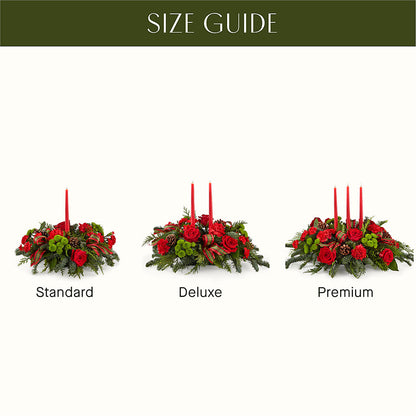 By the Candlelight Centerpiece –  Your Beautiful Flowers, Scranton PA