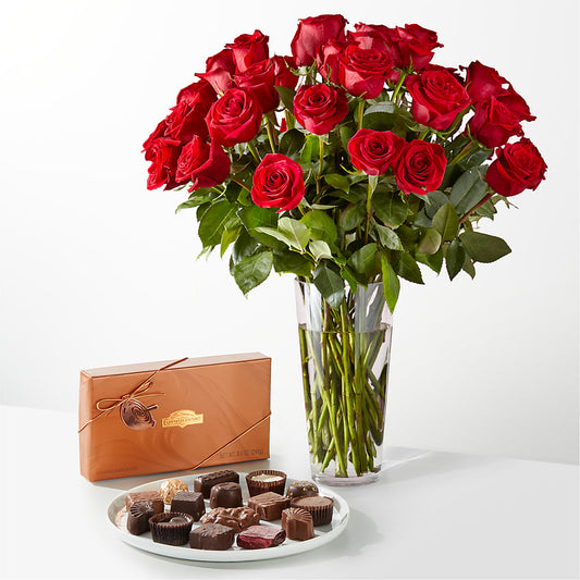 Romantic Long Stem Red Rose Bouquet Bundles –  Your Beautiful Flowers, Scranton PA