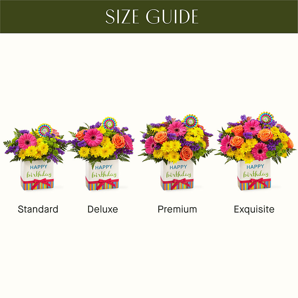 Birthday Brights Bouquet –  Your Beautiful Flowers, Scranton PA