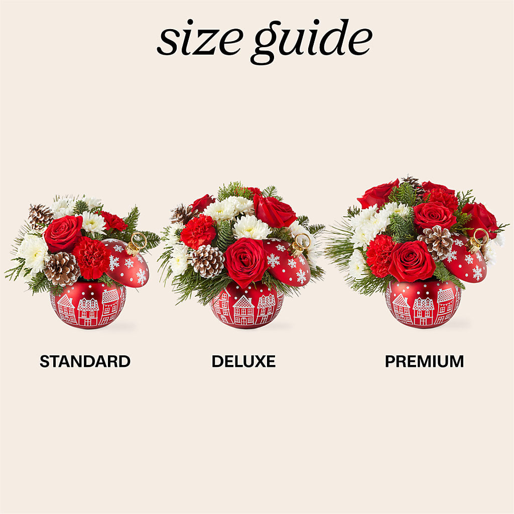 Christmas Village Ornament –  Your Beautiful Flowers, Scranton PA