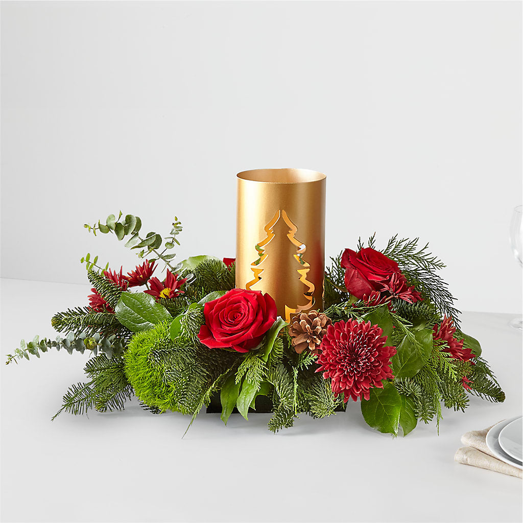 Toast the Season Centerpiece –  Your Beautiful Flowers, Scranton PA
