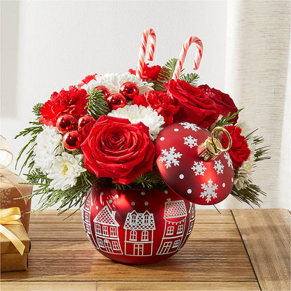 Cheer in the Air Ornament –  Your Beautiful Flowers, Scranton PA