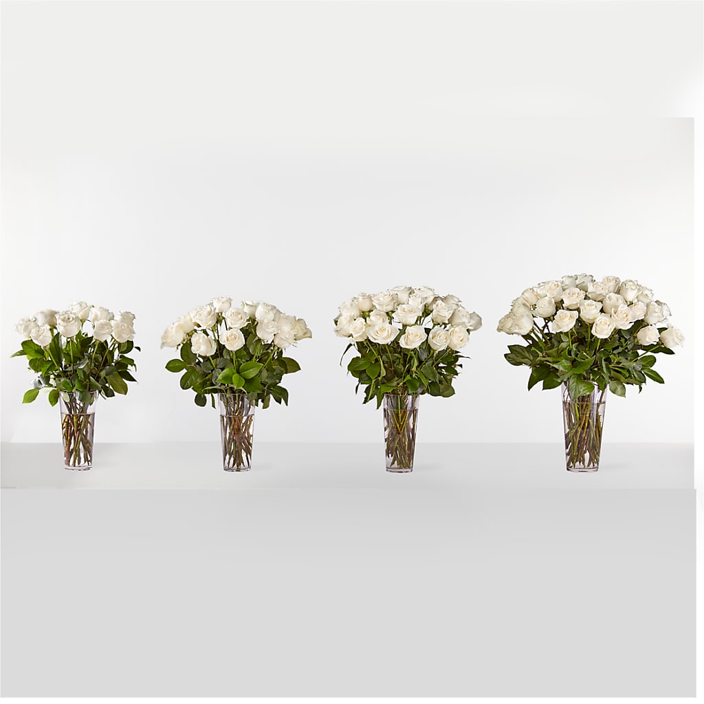 Long Stem White Rose Bouquet –  Your Beautiful Flowers, Scranton PA