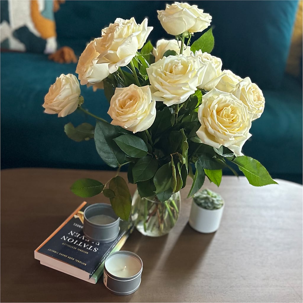 Long Stem Yellow Rose Bouquet –  Your Beautiful Flowers, Scranton PA