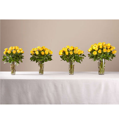 Long Stem Yellow Rose Bouquet –  Your Beautiful Flowers, Scranton PA