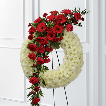 Graceful Tribute Wreath –  Your Beautiful Flowers, Scranton PA