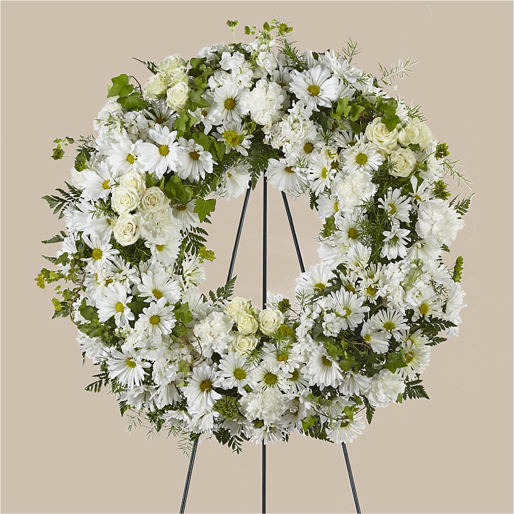 Faithful Wishes Wreath –  Your Beautiful Flowers, Scranton PA