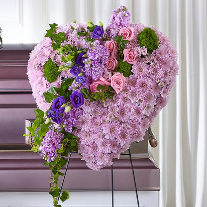 Treasured Love Standing Heart –  Your Beautiful Flowers, Scranton PA