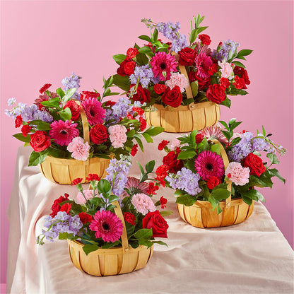 Pink Picnic Basket –  Your Beautiful Flowers, Scranton PA