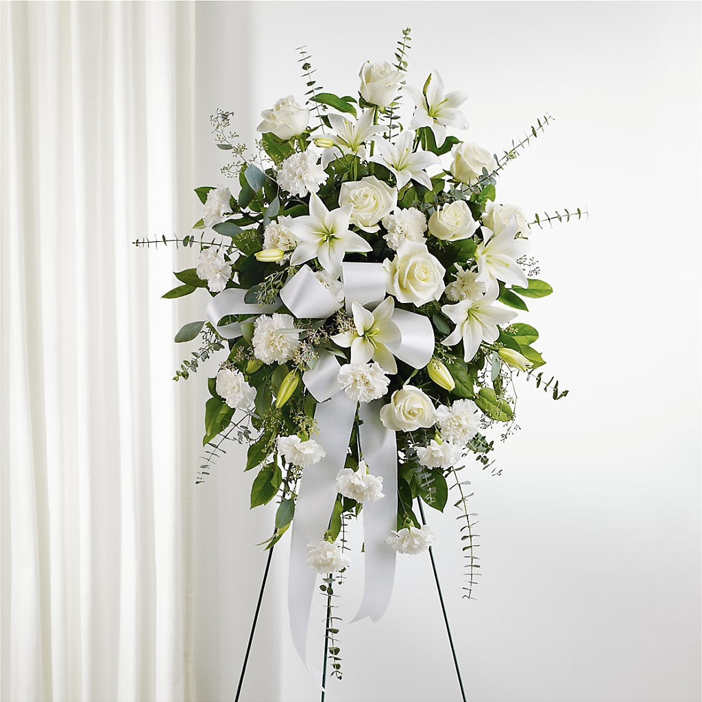 With Care Standing Spray –  Your Beautiful Flowers, Scranton PA