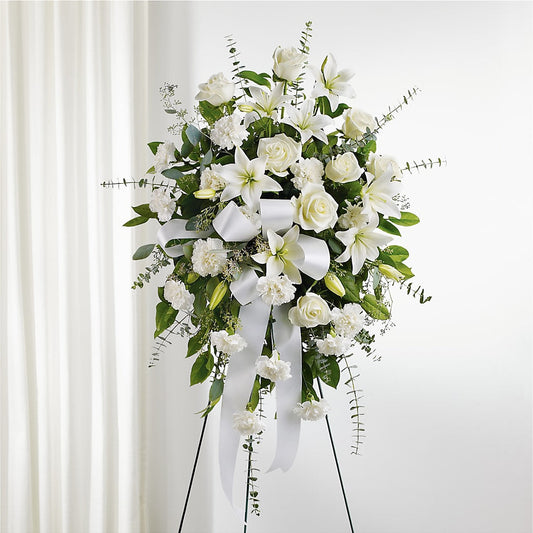 With Care Standing Spray –  Your Beautiful Flowers, Scranton PA