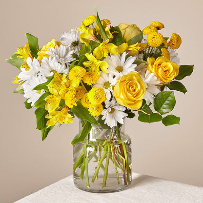 Sunny Sentiments Bouquet –  Your Beautiful Flowers, Scranton PA