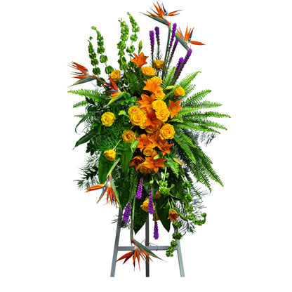 Birds of Solace Sympathy Standing Spray - Premium –  Your Beautiful Flowers, Scranton PA