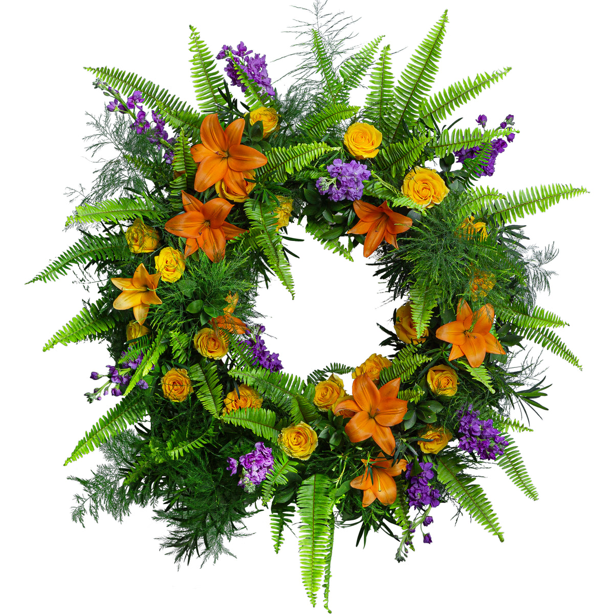 Birds of Solace Sympathy Wreath - Premium –  Your Beautiful Flowers, Scranton PA