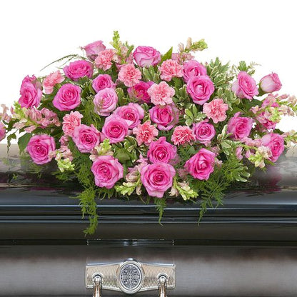 Peaceful Pink Casket Spray