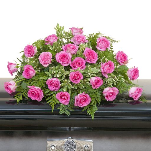 Pink Rose Casket Spray –  Your Beautiful Flowers, Scranton PA