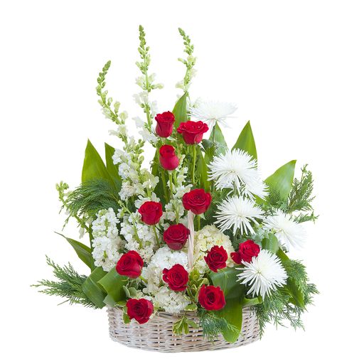 Enduring Strength Basket with Cedar –  Your Beautiful Flowers, Scranton PA