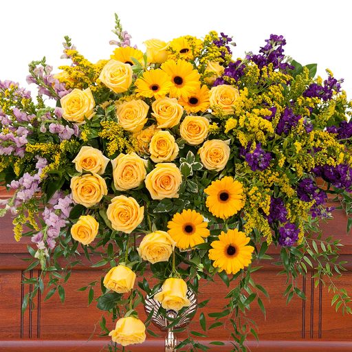 Vivid Memories Casket Spray –  Your Beautiful Flowers, Scranton PA