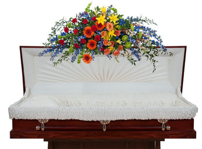 Treasured Celebration Full Casket Spray –  Your Beautiful Flowers, Scranton PA