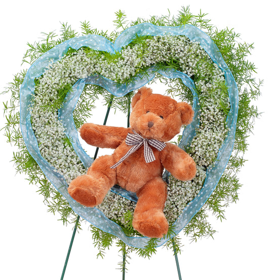 Tiny Angels Wreath in Blue –  Your Beautiful Flowers, Scranton PA