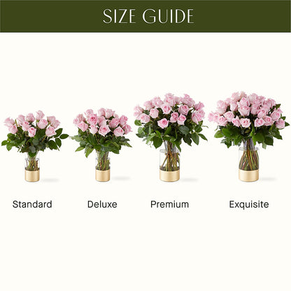 Picture Perfect Pink Rose Bouquet –  Your Beautiful Flowers, Scranton PA