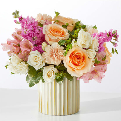 Paradise Bouquet with Ivory Vase –  Your Beautiful Flowers, Scranton PA