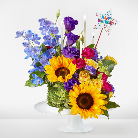 Star of the Day Floral Cake –  Your Beautiful Flowers, Scranton PA
