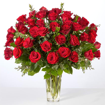 Forever Yours Fifty Stem Red Rose Bouquet –  Your Beautiful Flowers, Scranton PA